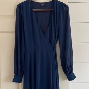 Lulu’s wrap maxi dress size medium